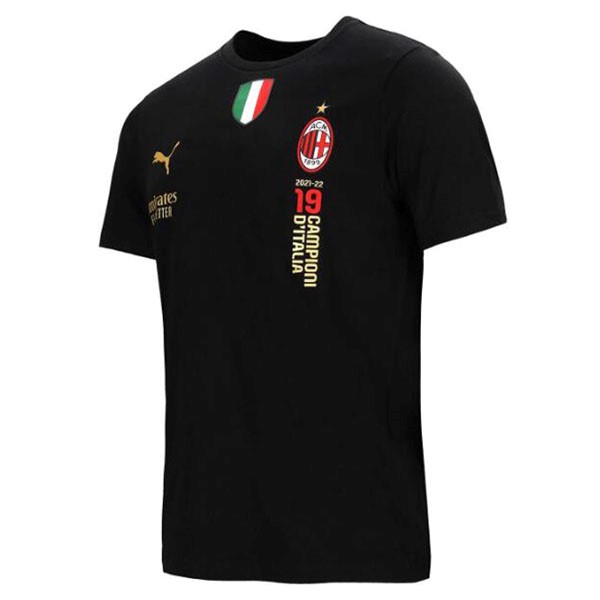 Camiseta AC Milan 19 Campion Italia 2022/2023 Negro